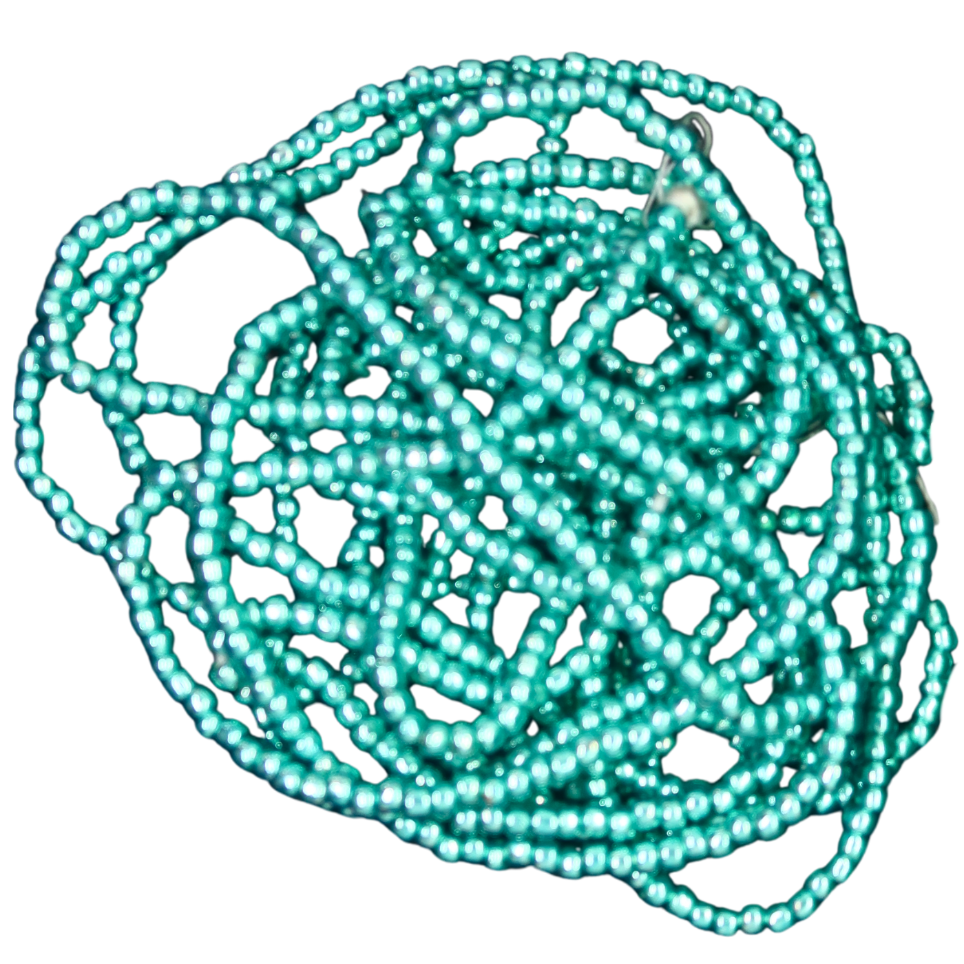 Electric Blue Rope Tie